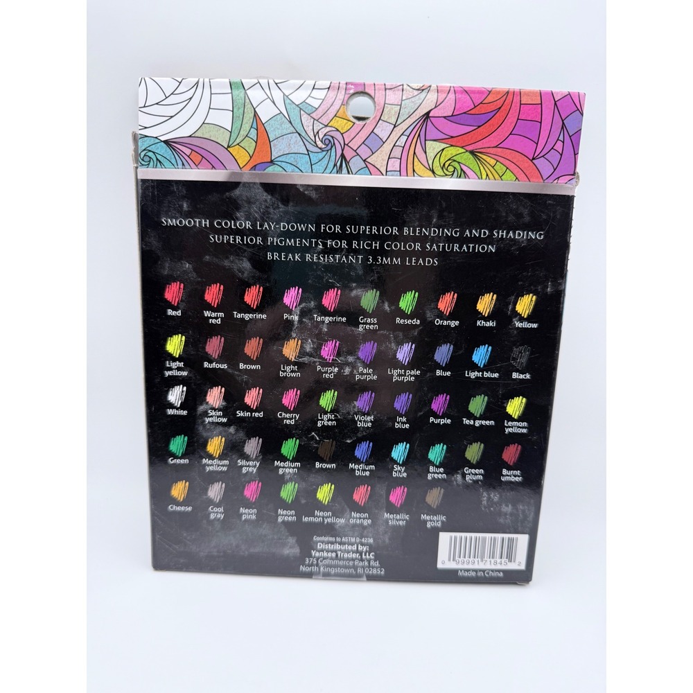 Leader 48 Premium Colored Pencils Set Pre-Sharpened Break Resistant 3.3mm Lead‎ - Picture 2 of 3